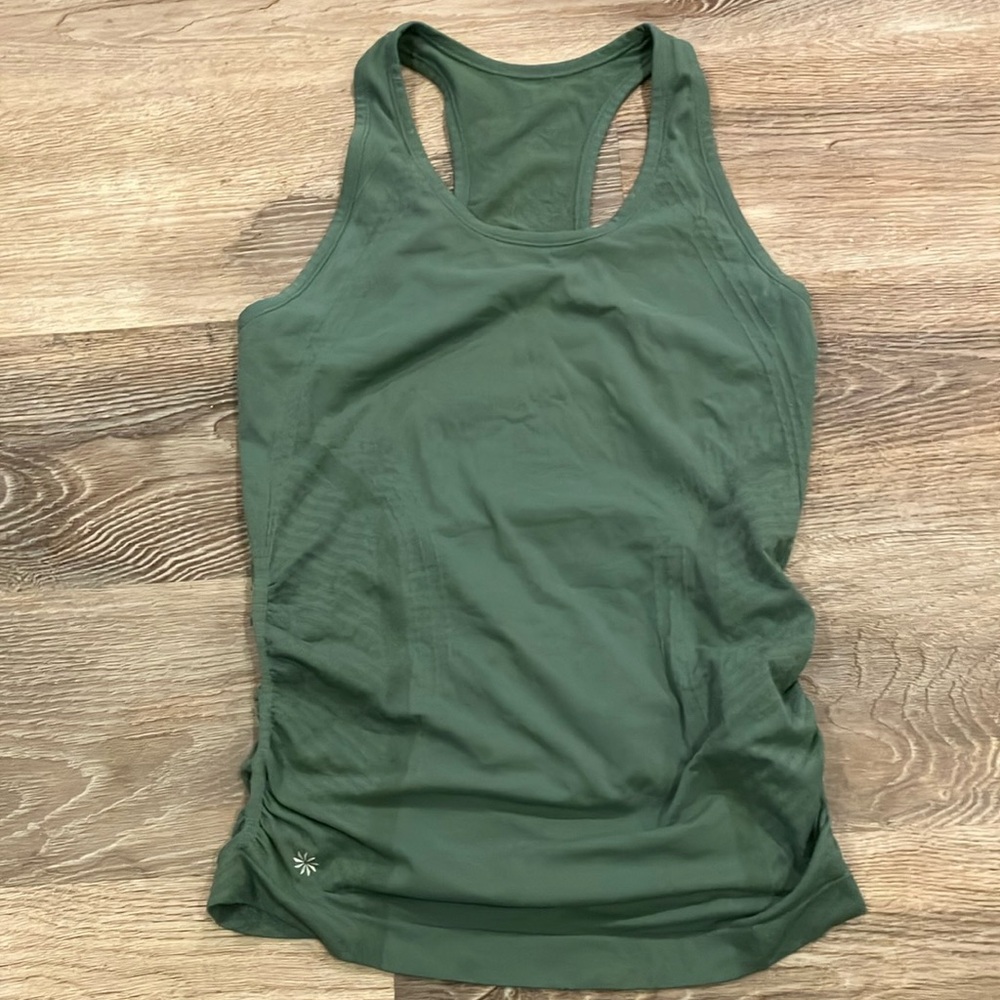 Athleta green tank, size M